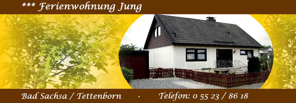 Ferienwohnung Jung, Tettenborn